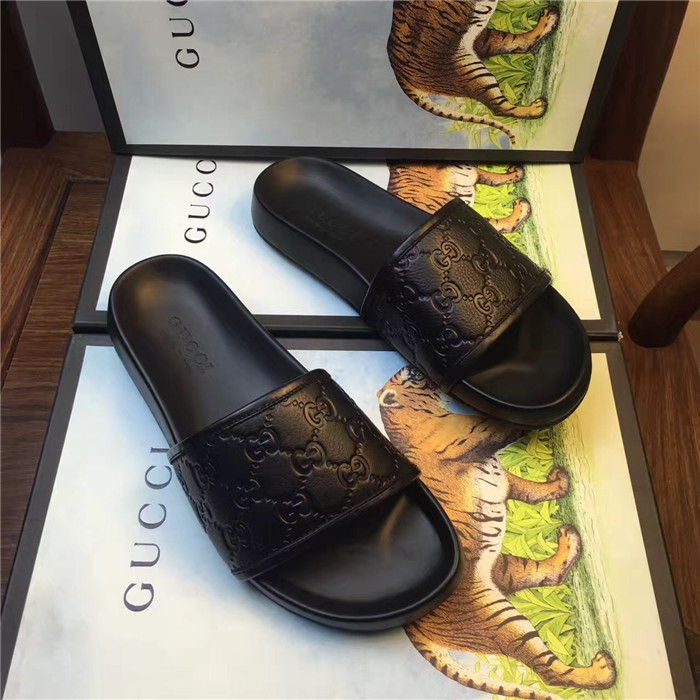 High Quality Gucci Black Ghost slide sandal OF_0CB0C6FA7719