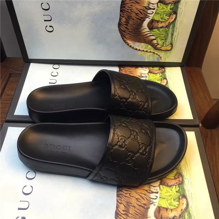 High Quality Gucci Black Ghost slide sandal OF_0CB0C6FA7719