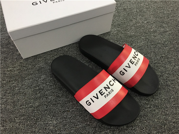 High Quality Givenchy Color Blocked Logo Rubber Slide Sandals SN_74D234AC02BA