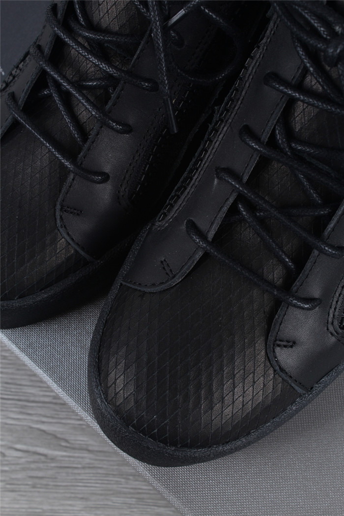 High Quality Giuseppe Zanotti Kriss black and black sole high-top sneakers