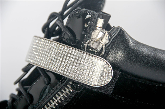 High Quality Giuseppe Zanotti Darryl Black Velvet Mid-Top Sneaker With Crystals