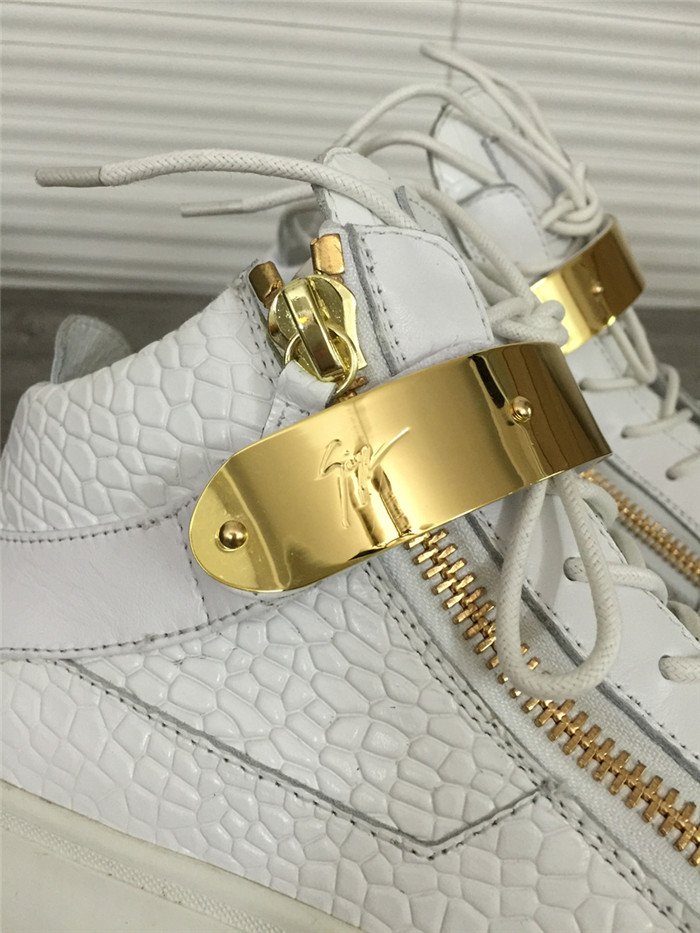 High Quality Giuseppe Zanotti Chaussures Hautes Belles Top Sneakers