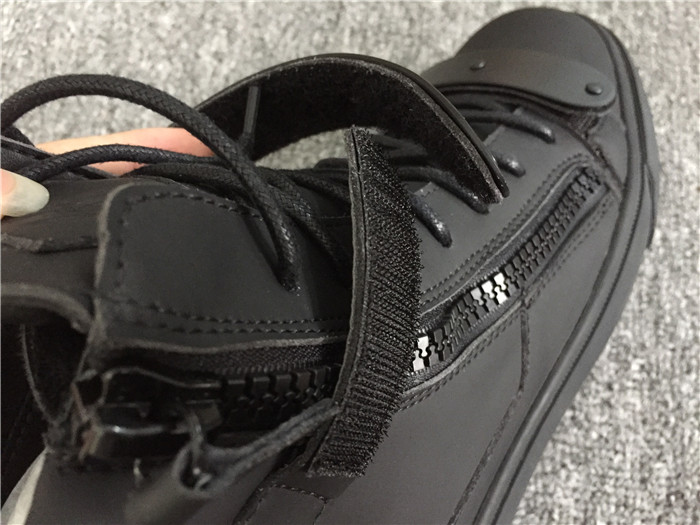 High Quality Giuseppe Zanotti Black Matte Leather Birel London Men Sneakers