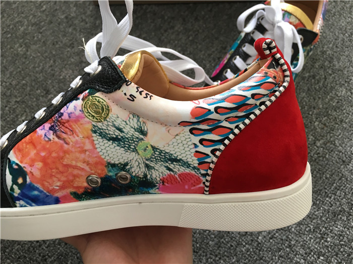 High Quality Christian Louboutin Trashprint Low Top Sneakers