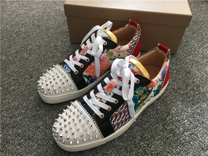 High Quality Christian Louboutin Trashprint Low Top Sneakers