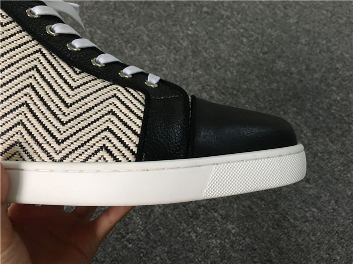 High Quality Christian Louboutin Louis Orlato Calf Agora Sneakers