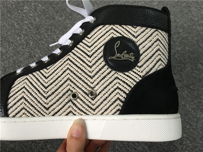 High Quality Christian Louboutin Louis Orlato Calf Agora Sneakers