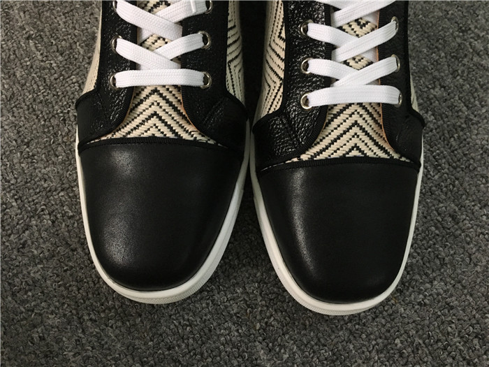 High Quality Christian Louboutin Louis Orlato Calf Agora Sneakers