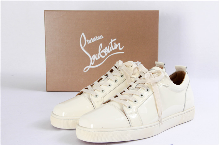 High Quality Christian Louboutin Louis Mens Low Top Leather Sneaker