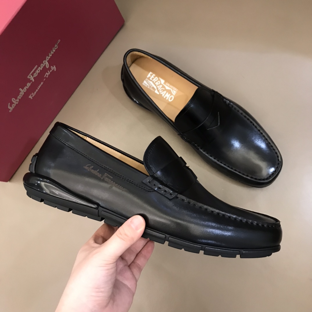 Salvatore Ferragam Dress shoe Moccasin in Black