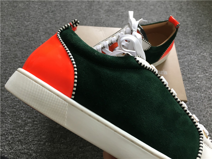 High Quality Christian Louboutin Louis Junior Orlato Men Flat Spikes Sneakers