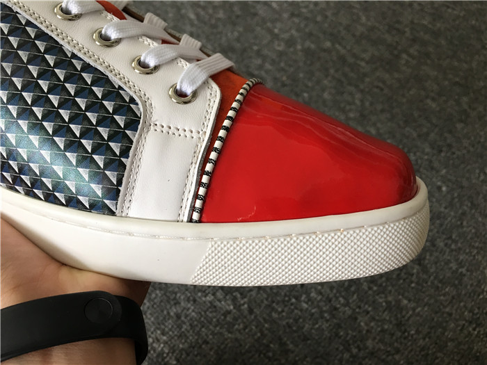 High Quality Christian Louboutin Louis Junior Orlato Men Flat Sneakers