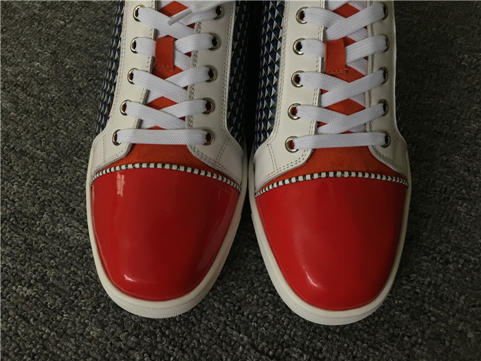 High Quality Christian Louboutin Louis Junior Orlato Men Flat Sneakers