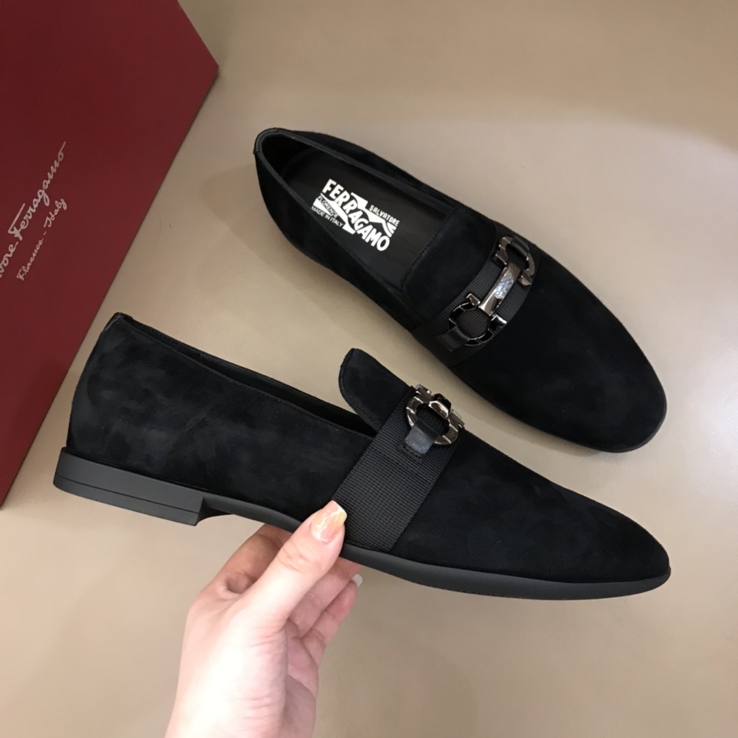 Salvatore Ferragam Dress shoe Moccasin in Black