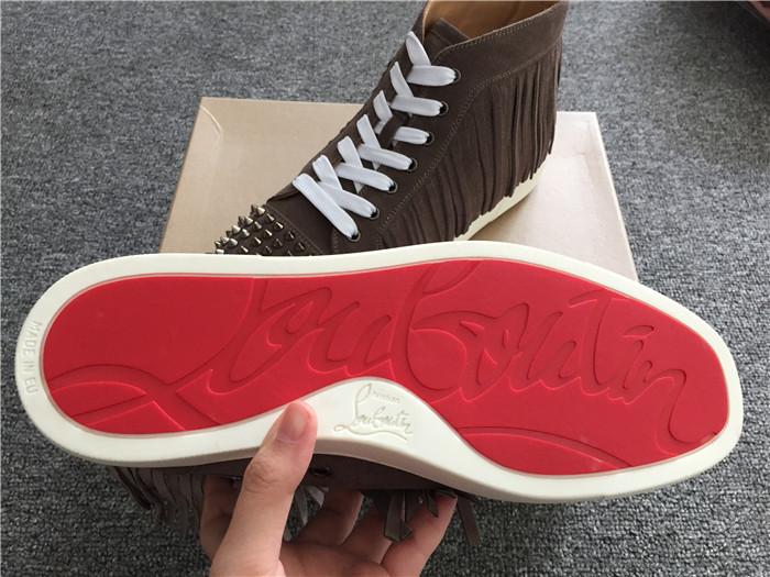 High Quality Christian Louboutin High Top Tassels Sneakers