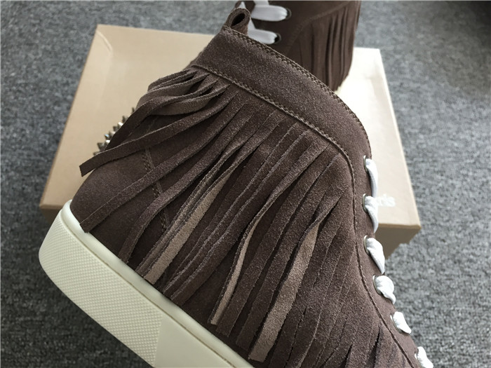 High Quality Christian Louboutin High Top Tassels Sneakers