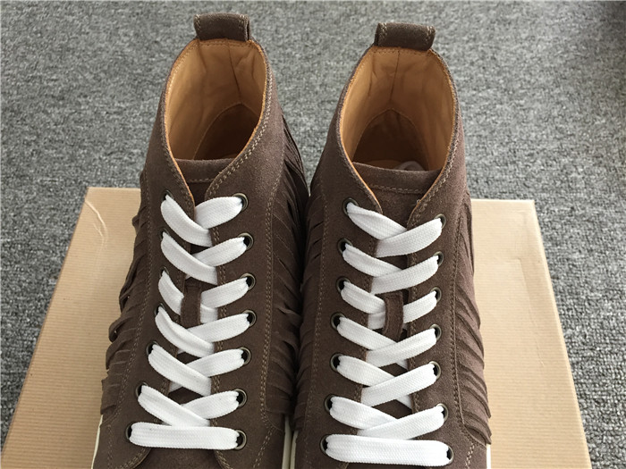 High Quality Christian Louboutin High Top Tassels Sneakers