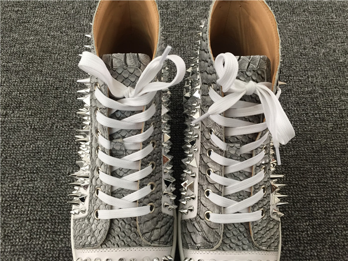 High Quality Christian Louboutin High Top Spikes Sneaker