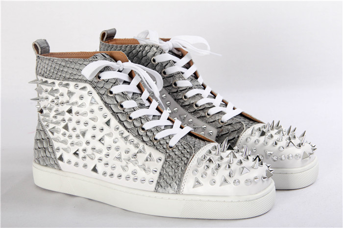 High Quality Christian Louboutin High Top Spikes Sneaker