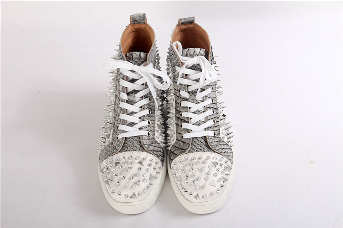 High Quality Christian Louboutin High Top Spikes Sneaker