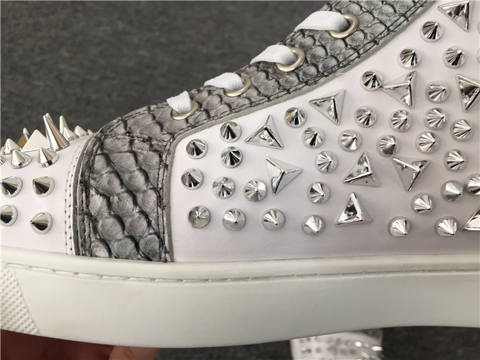 High Quality Christian Louboutin High Top Spikes Sneaker