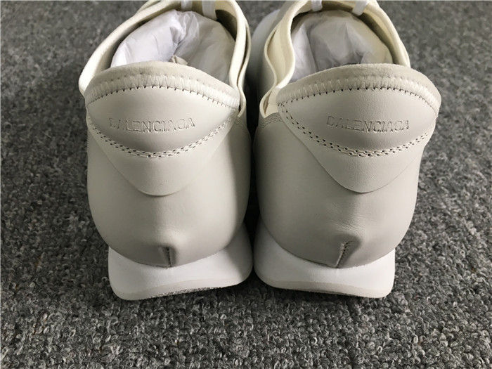 High Quality Balenciaga White Race Runners