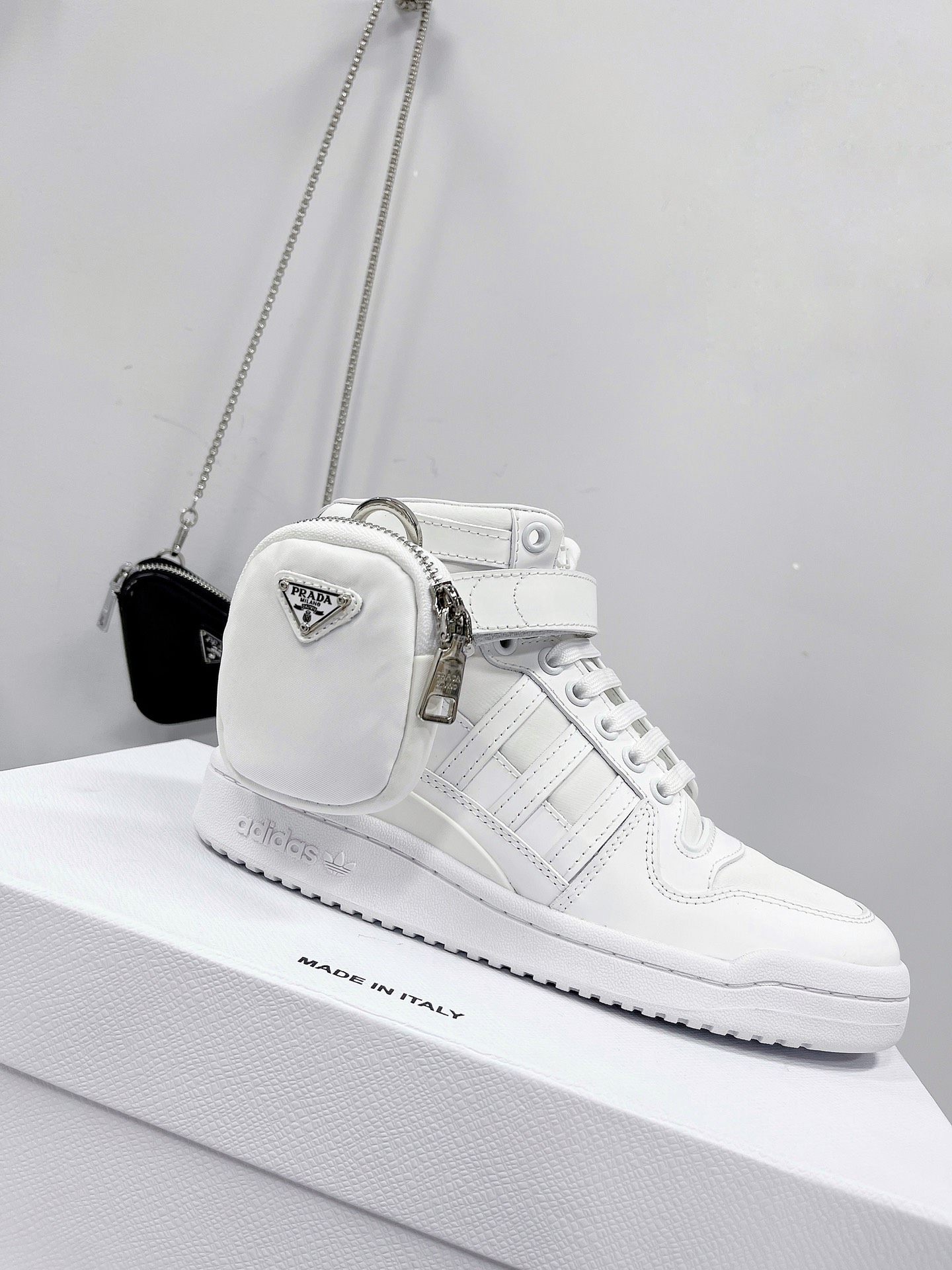 Prada × Adidas Sneakers with white