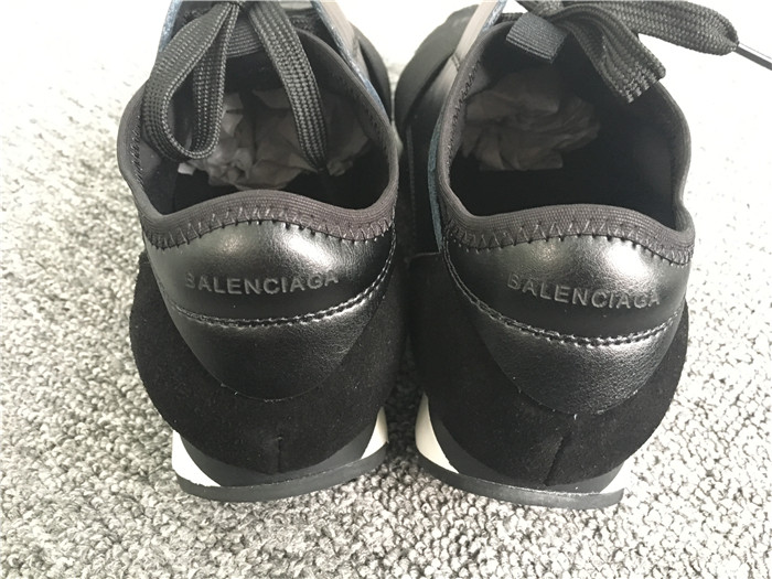High Quality Balenciaga Sneaker Black White Race Runner