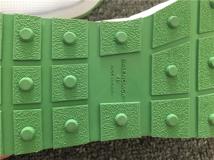 High Quality Balenciaga Race Runners White And Green Sneaker