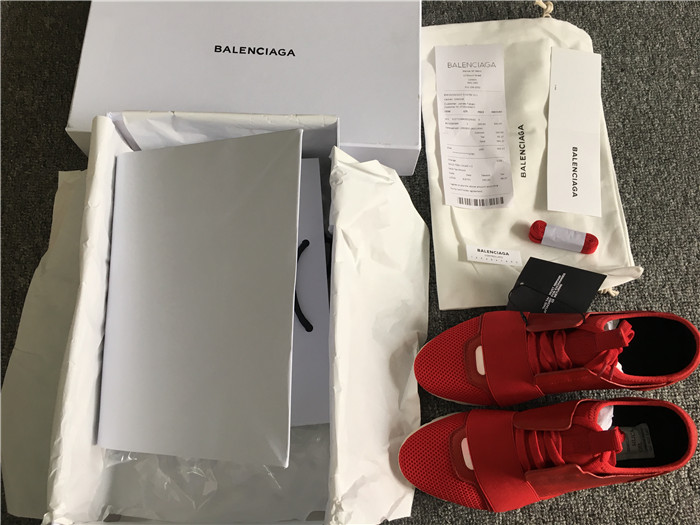 High Quality Balenciaga Race Runners Red Sneaker