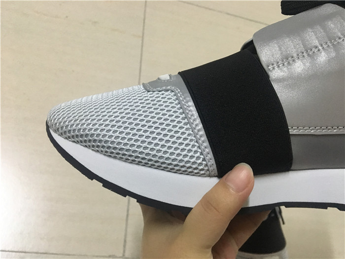 High Quality Balenciaga Race Runners Mens Printed Grey Sneaker