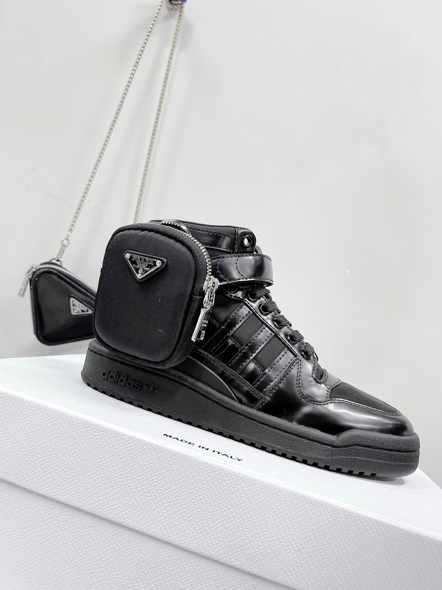 Prada × Adidas Sneakers with white