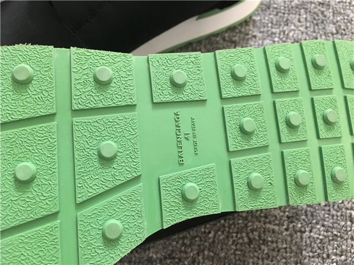 High Quality Balenciaga Race Runners Black And Green Sneaker