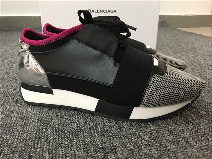 High Quality Balenciaga Race Runner Purple And Black Low Top Sneaker