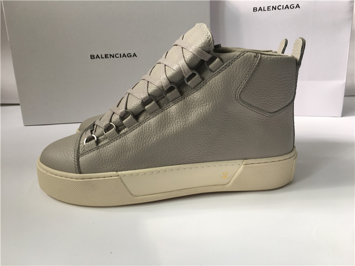 High Quality Balenciaga Holiday Collection High Sneakers Light Grey