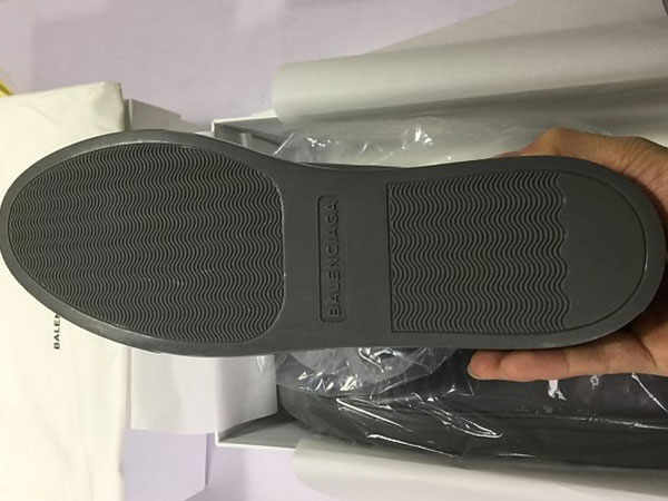 High Quality Balenciaga Grey Nappa Lisse Sneakers