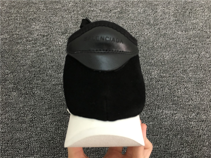 High Quality Balenciaga Black Multi-Materials White Runners