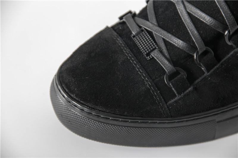 High Quality Balenciaga Arena High-Top Black Suede Sneaker