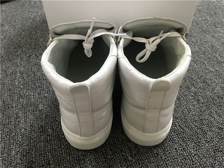 High Quality Balenciaga Arena Creased Leather Sneakers White High Top