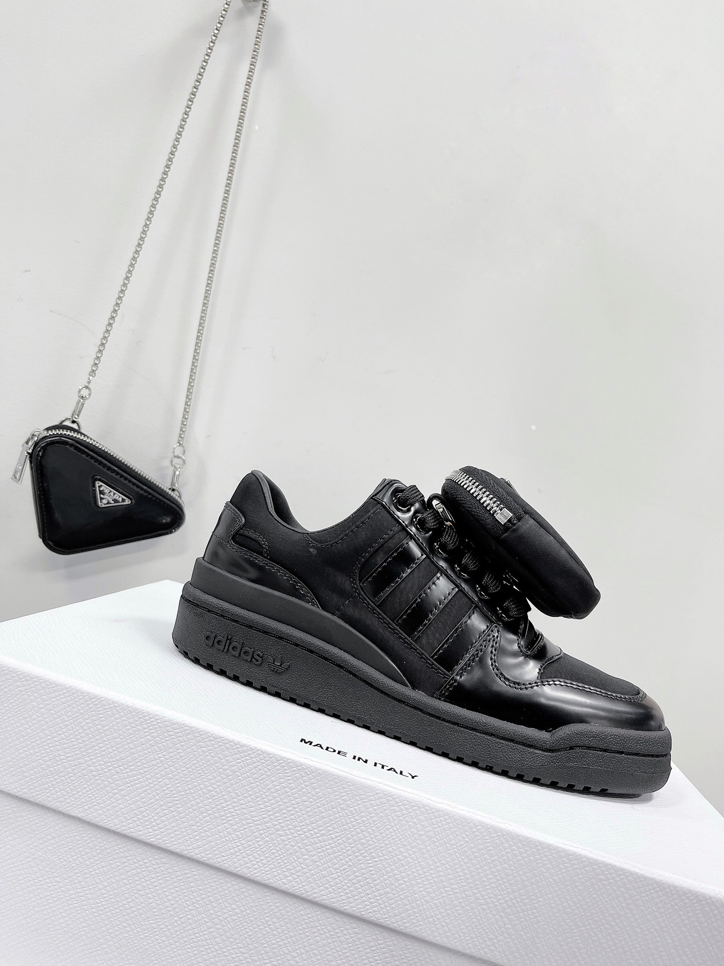 PRADA X Adidas Sneakers with white