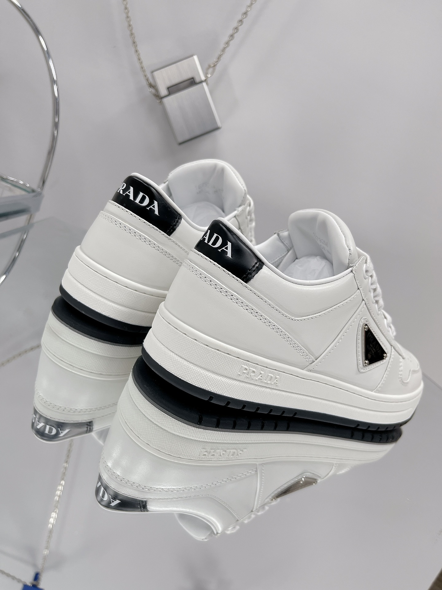 PRADA X Adidas Sneakers with white