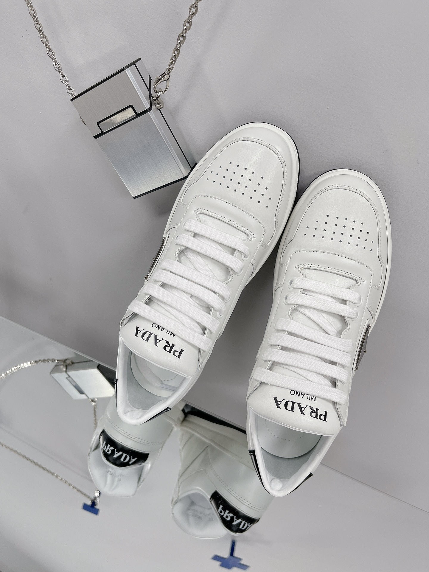 PRADA X Adidas Sneakers with white