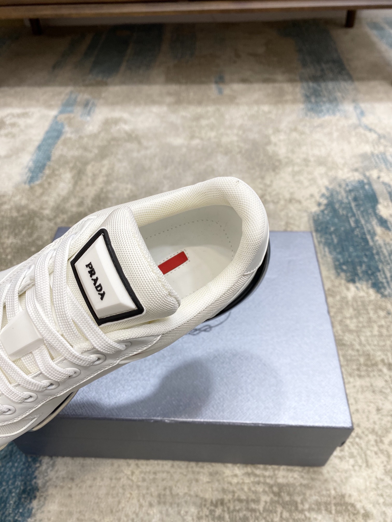 PRADA sneakers with black white