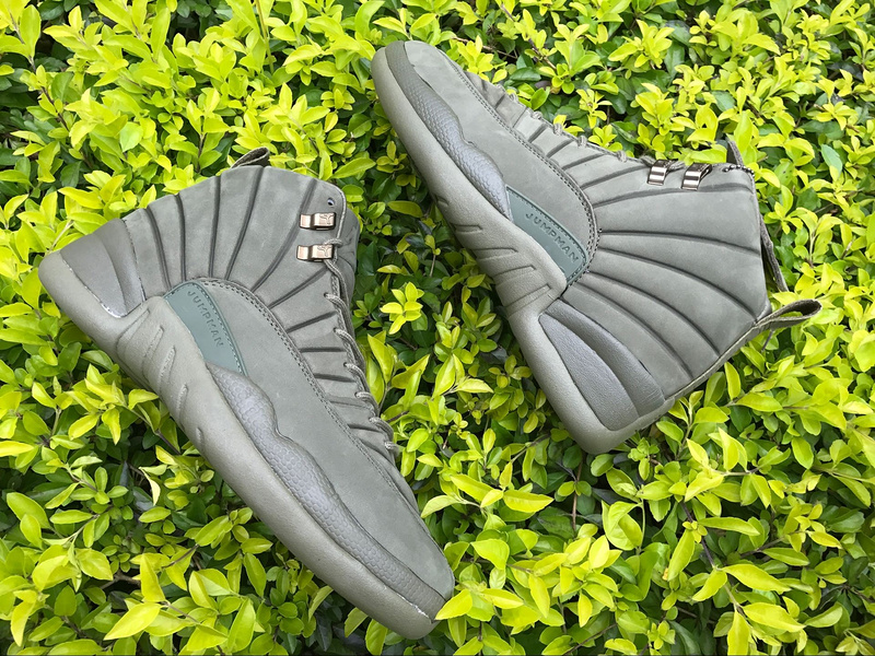 High Quality Psny X Air Jordan 12 Green Men Sneakers 8BE638F9D1BE