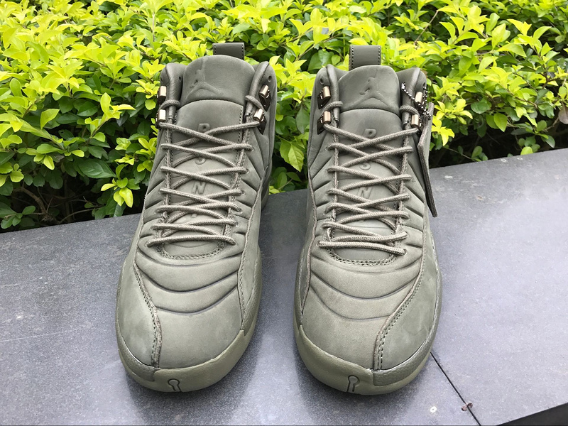 High Quality Psny X Air Jordan 12 Green Men Sneakers 8BE638F9D1BE