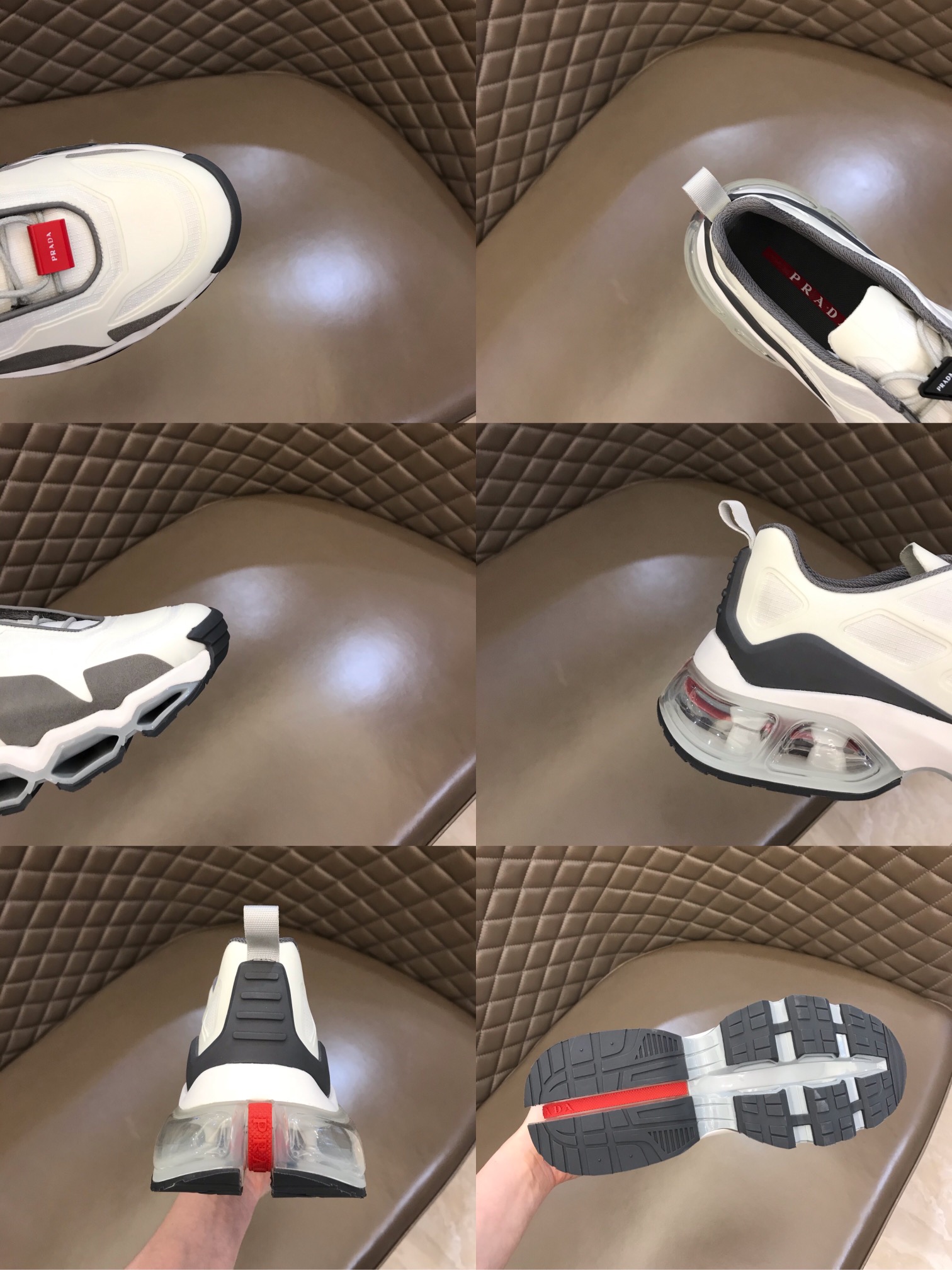 Prada Sneaker Collision Cross in White