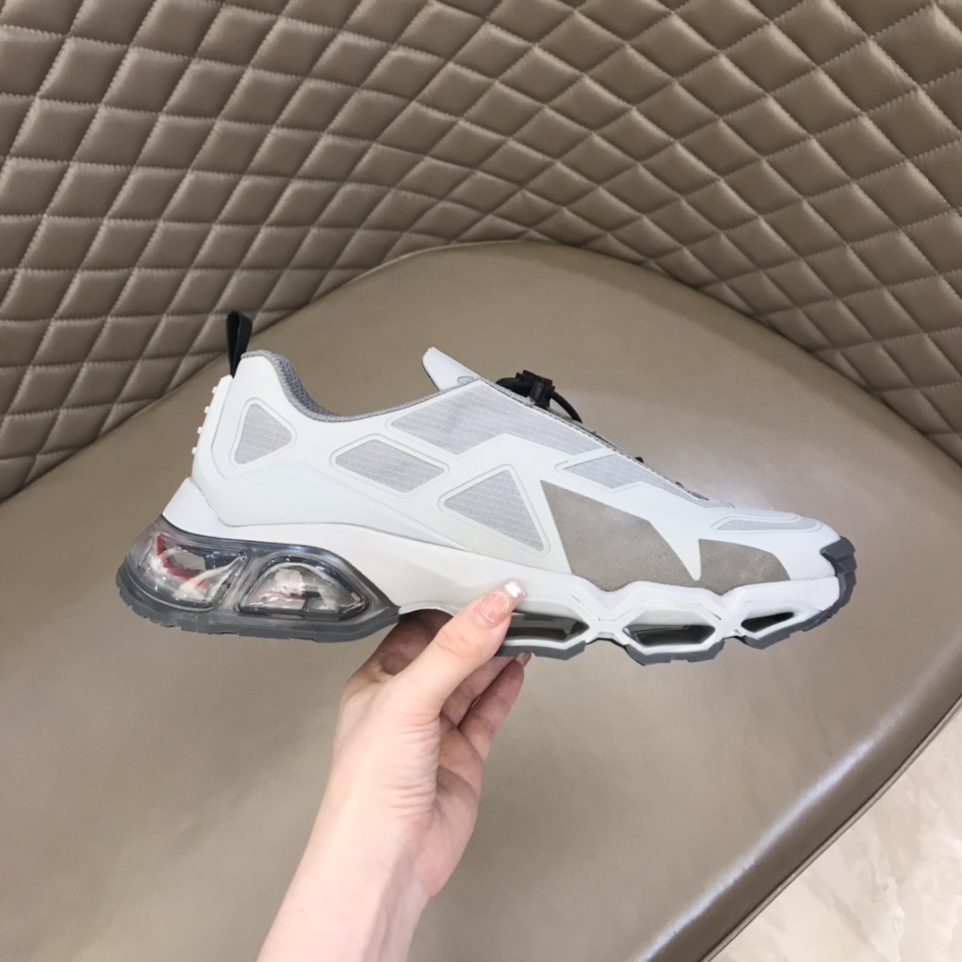 Prada Sneaker Collision Cross in Gray