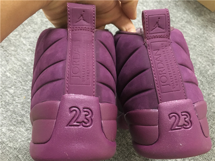 High Quality Psny X Air Jordan 12 Burgundy Men Sneakers 82439FC3206B