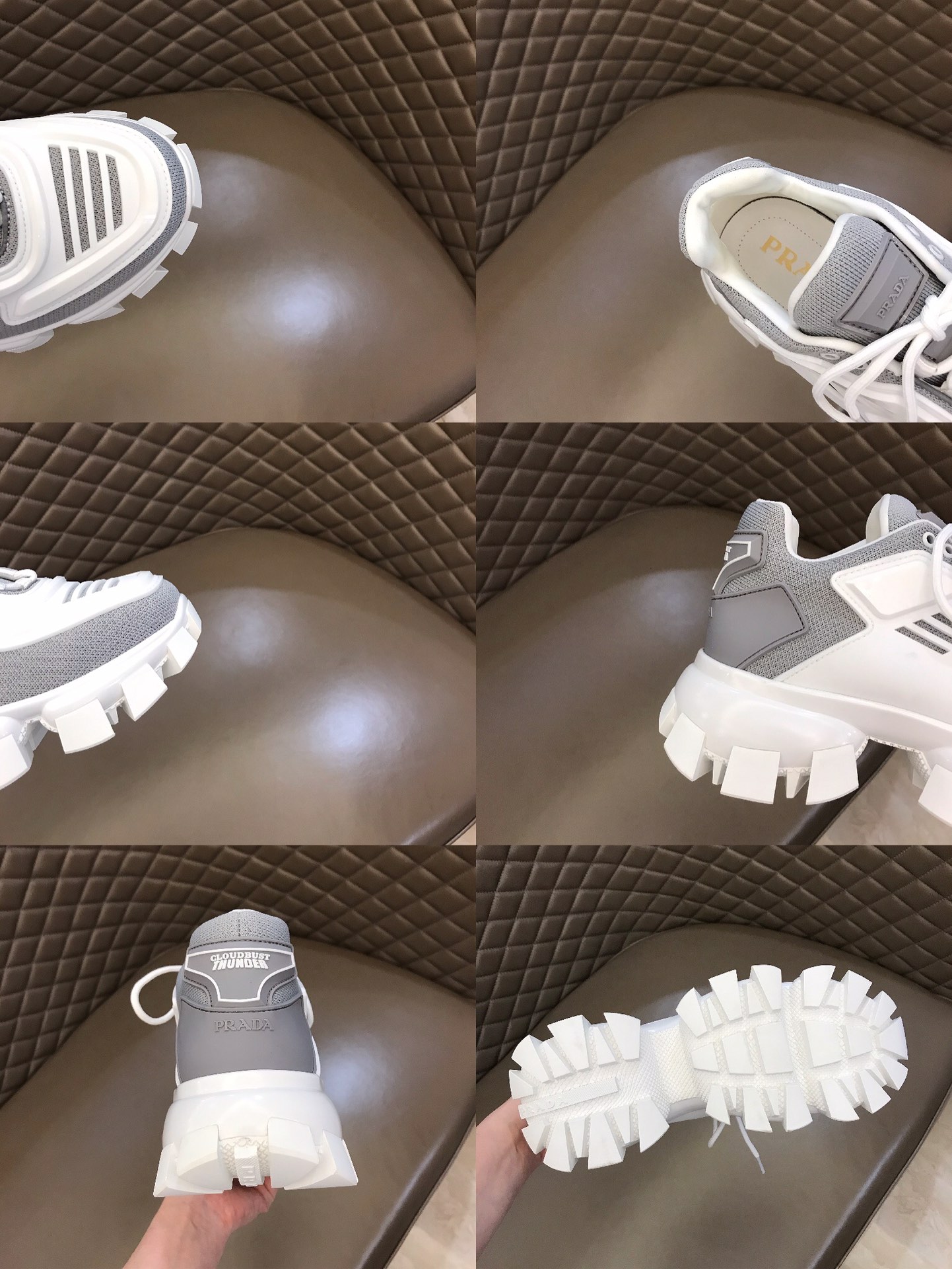 Prada Sneaker Cloudbust Thunder in White