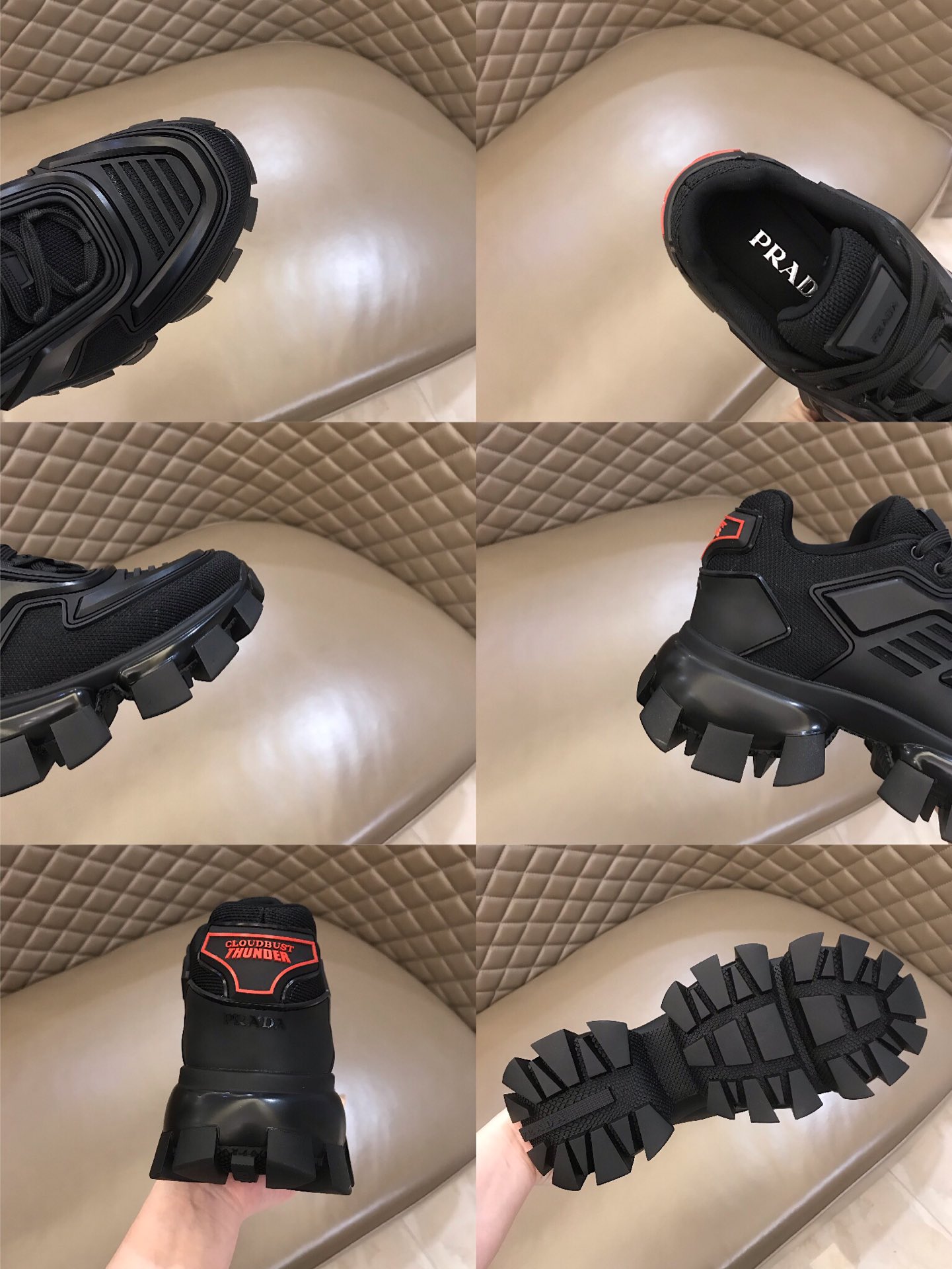 Prada Sneaker Cloudbust Thunder in Black